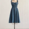 Backyard Gathering Denim Dress