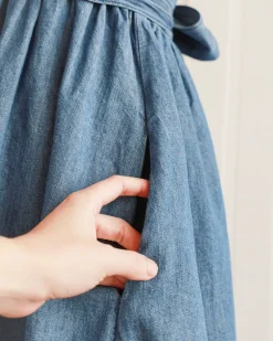 Backyard Gathering Denim Dress
