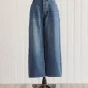Baxter Wide Leg Cropped Jeans