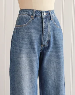 Baxter Wide Leg Cropped Jeans