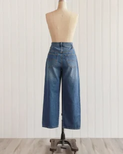 Baxter Wide Leg Cropped Jeans