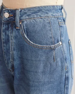 Baxter Wide Leg Cropped Jeans