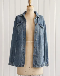Boyfriend Denim Shacket