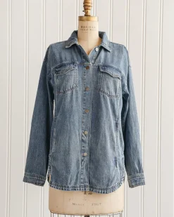 Boyfriend Denim Shacket