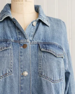 Boyfriend Denim Shacket