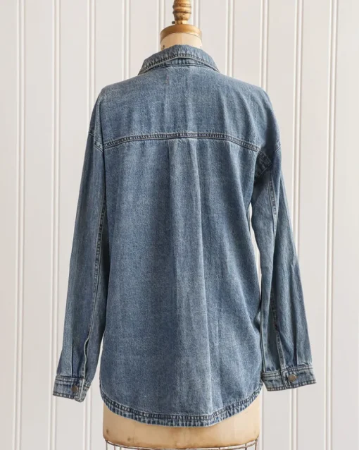Boyfriend Denim Shacket