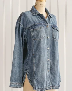 Boyfriend Denim Shacket