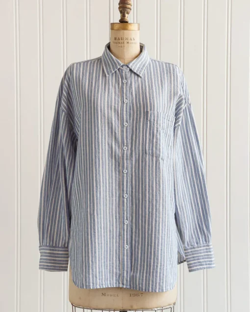 Brooklyn Boyfriend Striped Shirt