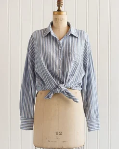 Brooklyn Boyfriend Striped Shirt