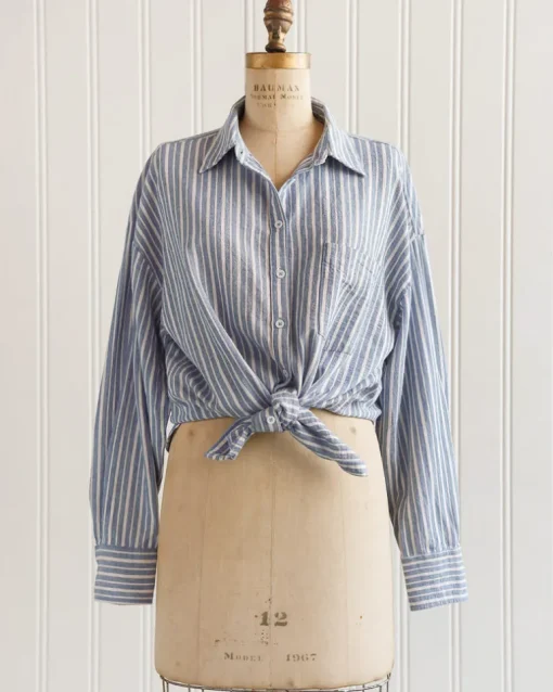 Brooklyn Boyfriend Striped Shirt