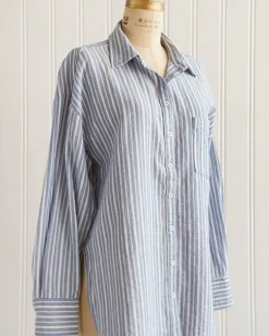 Brooklyn Boyfriend Striped Shirt