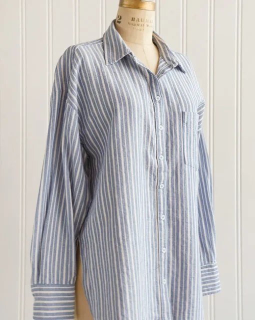 Brooklyn Boyfriend Striped Shirt