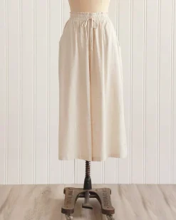 Caicos Cropped Linen Pants