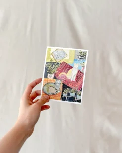 Cats On Rugs Card