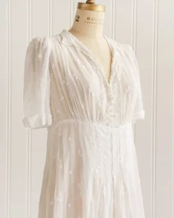Fontasse Embroidered Voile Dress