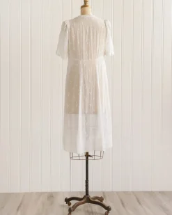 Fontasse Embroidered Voile Dress
