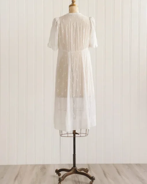 Fontasse Embroidered Voile Dress