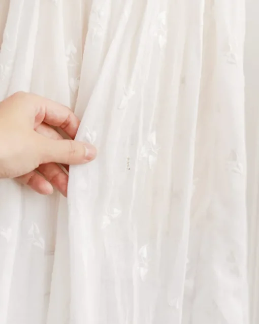 Fontasse Embroidered Voile Dress