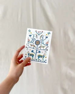 Forest Folk Tree Card