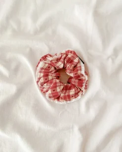 Hannah Plaid Scrunchie