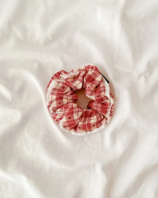 Hannah Plaid Scrunchie