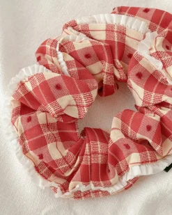 Hannah Plaid Scrunchie