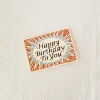 Happy Birthday Card - Brown