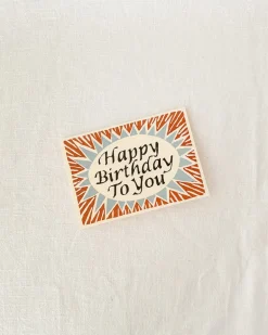Happy Birthday Card - Brown