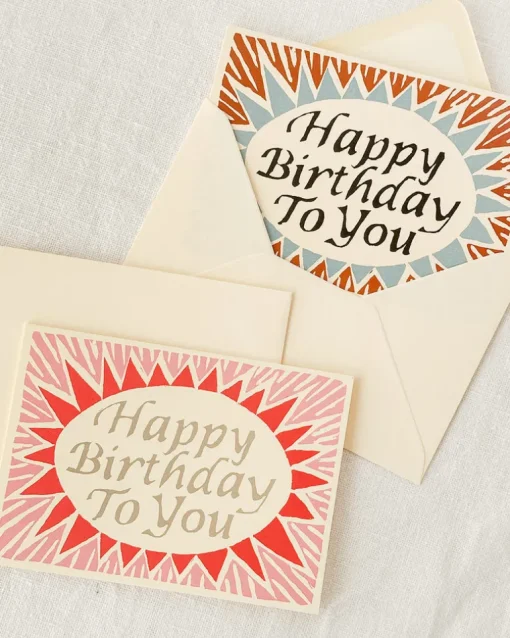 Happy Birthday Card - Brown