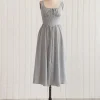 Lakeshire Striped Midi Dress