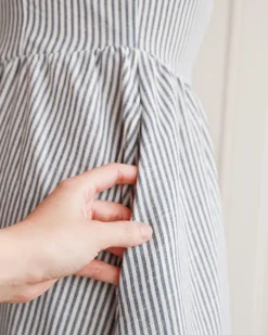 Lakeshire Striped Midi Dress