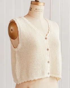 Laramie Knit Vest - Eggwash