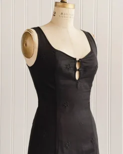 Monstespan Black Midi Dress