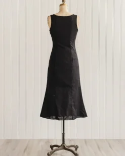 Monstespan Black Midi Dress