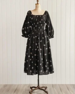 Penelope Bow Print Dress