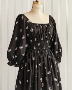 Penelope Bow Print Dress
