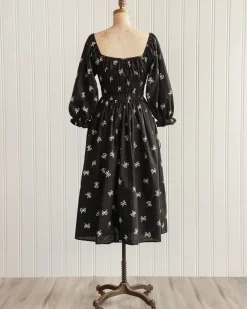 Penelope Bow Print Dress