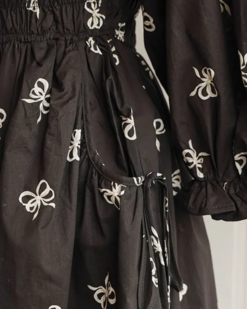 Penelope Bow Print Dress