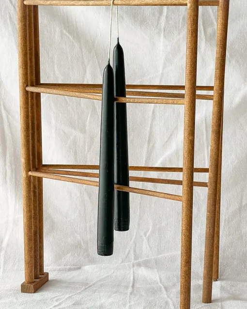10" Taper Candles - Black