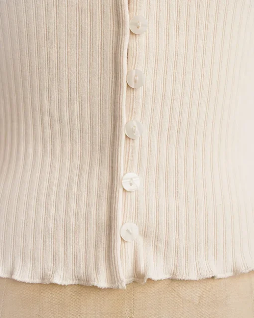 Tinsley Knit Top - Cream