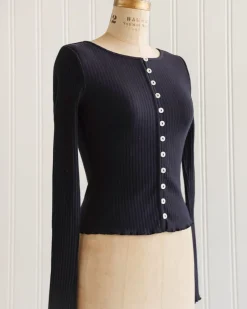 Tinsley Knit Top - Navy
