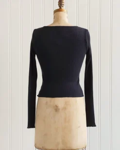 Tinsley Knit Top - Navy
