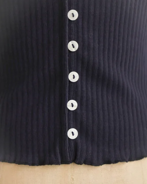 Tinsley Knit Top - Navy