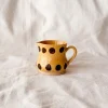 Yellow Brown Dot Creamer